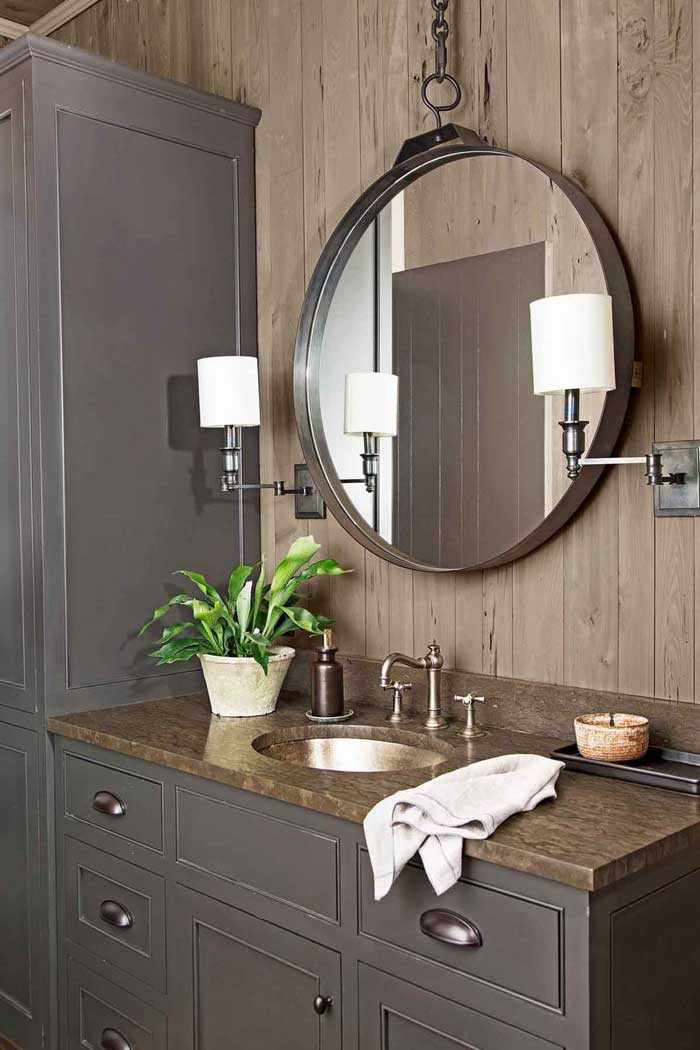 Rustic Mirror For Bathroom
 Rustic Cabin Bathroom Decor And DIYs Rustic Crafts