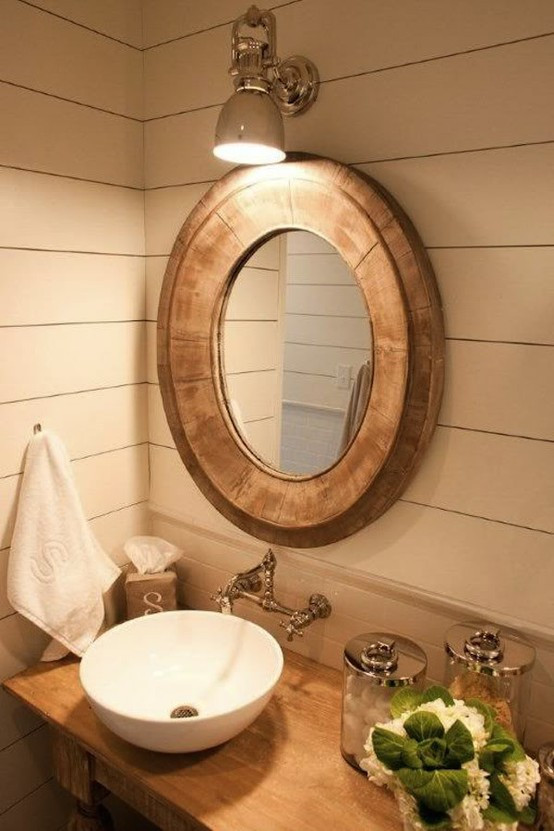 Rustic Mirror For Bathroom
 loft & cottage affordable rustic wood mirrors