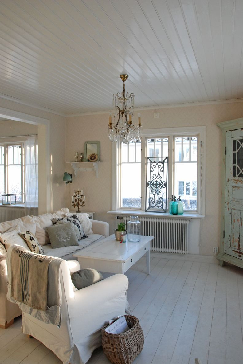 Rustic Shabby Chic Living Room
 Living room Whitewashed Cottage chippy shabby chic french