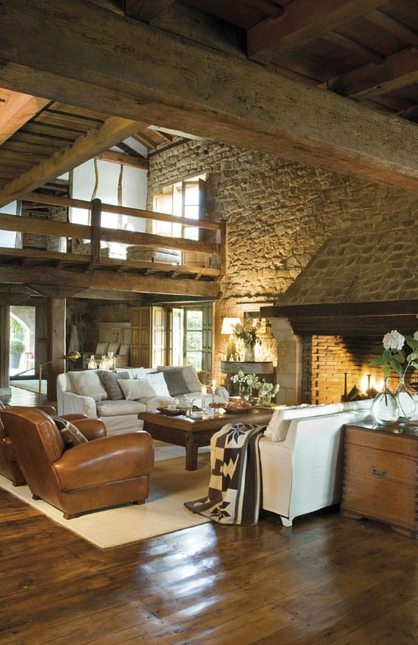 Rustic Style Living Room
 47 Extremely cozy and rustic cabin style living rooms