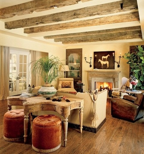 Rustic Style Living Room
 55 Airy And Cozy Rustic Living Room Designs DigsDigs