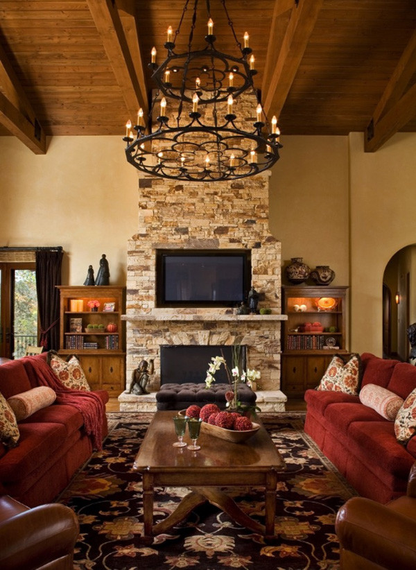 Rustic Themed Living Room
 35 Gorgeous Rustic Living Room Design Ideas Decoration Love