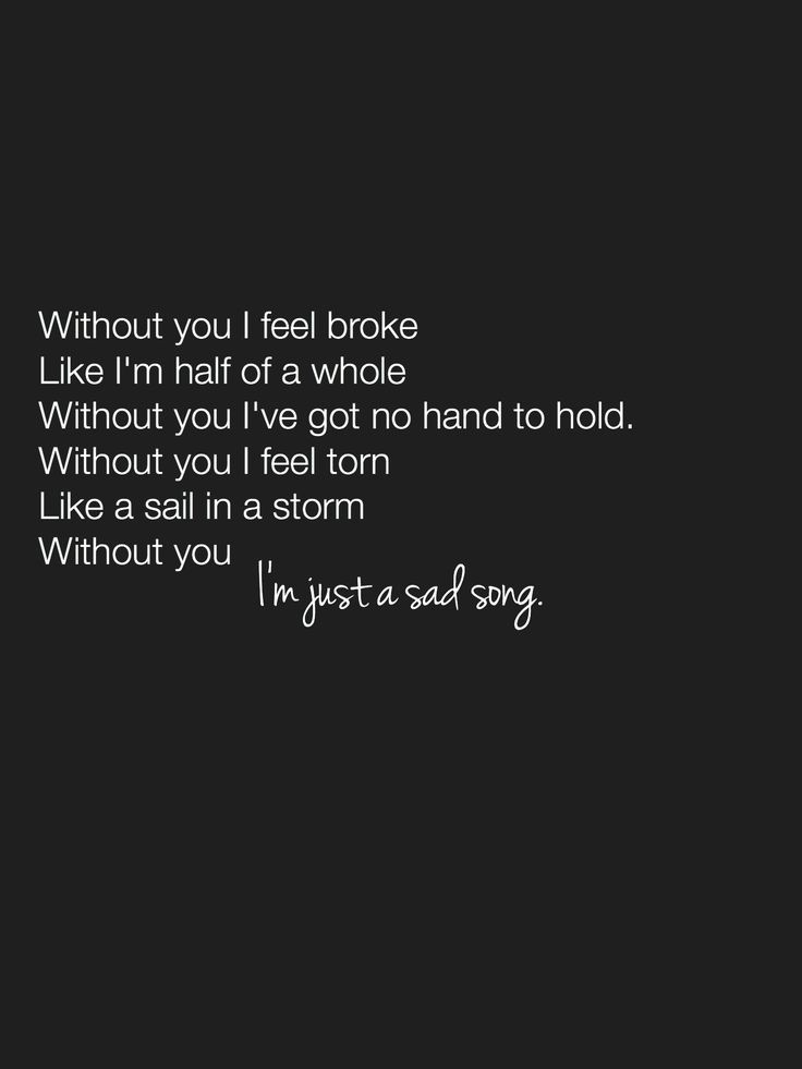 Sad Love Song Quotes
 Pin on My quotes