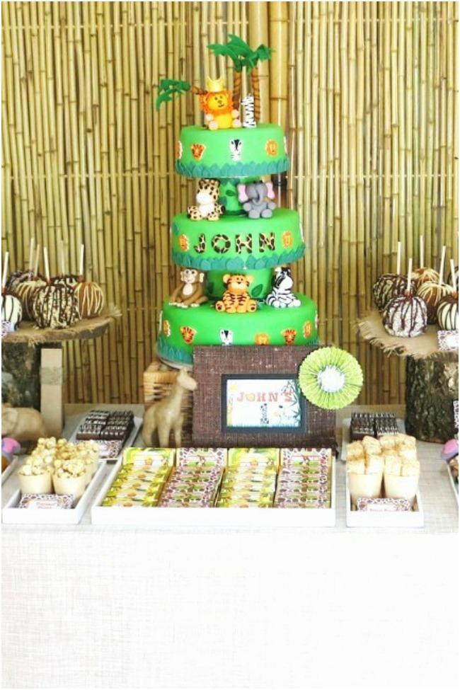 Safari Themed Birthday Party
 Jungle Safari Themed First Birthday Party Spaceships and