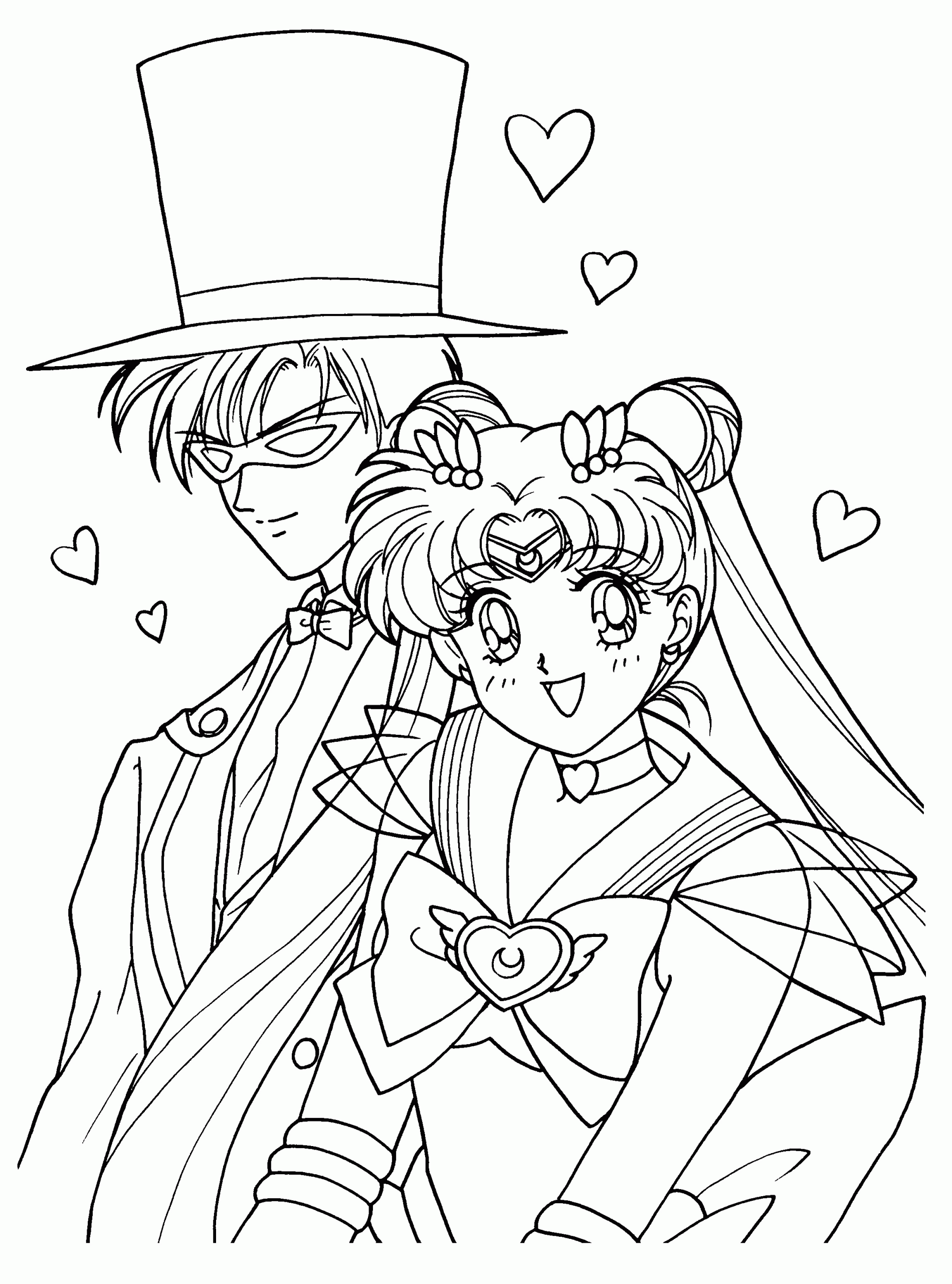 Sailor Moon Coloring Pages Printable
 Sailormoon Coloring Pages
