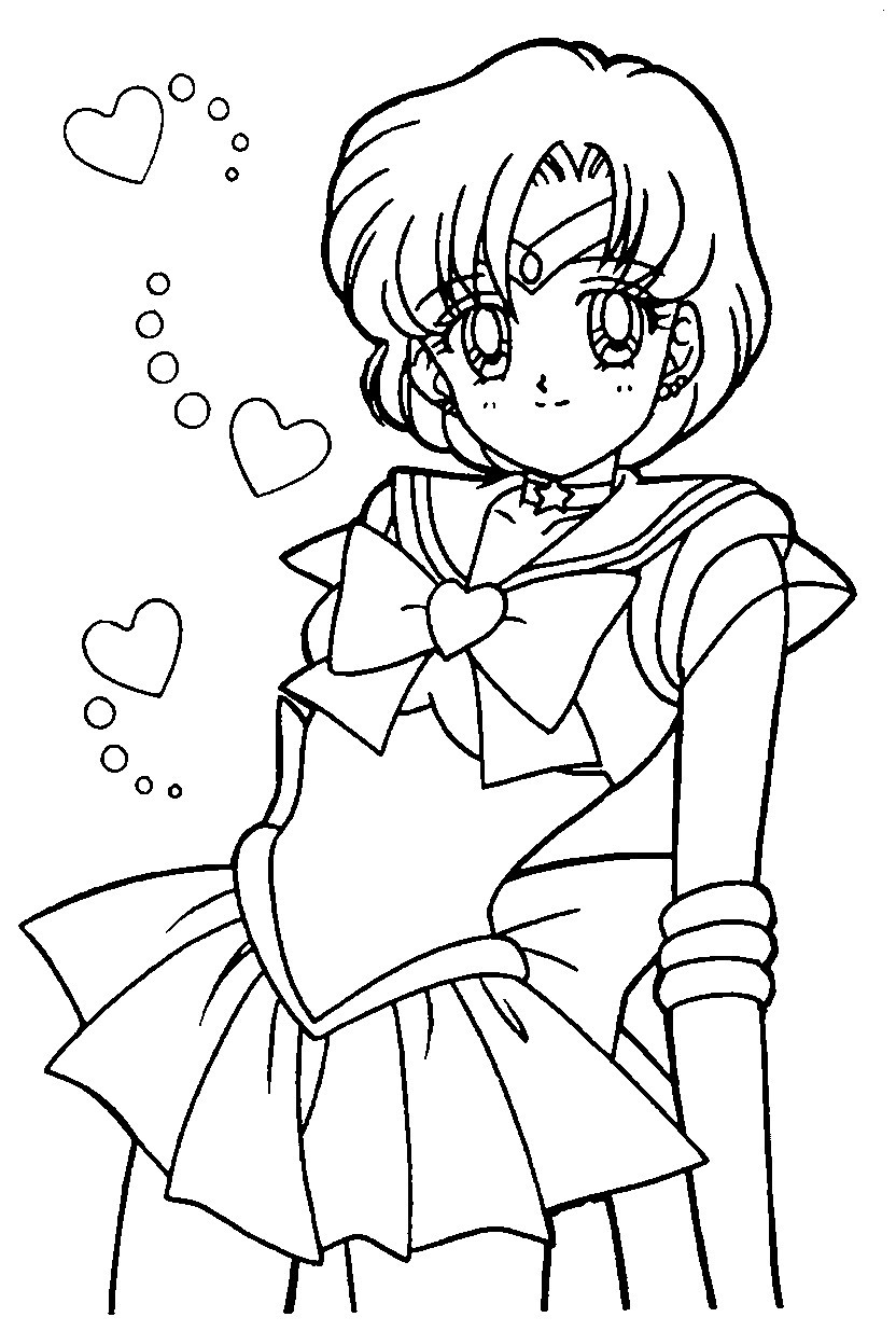 Sailor Moon Coloring Pages Printable
 Free Printable Sailor Moon Coloring Pages For Kids