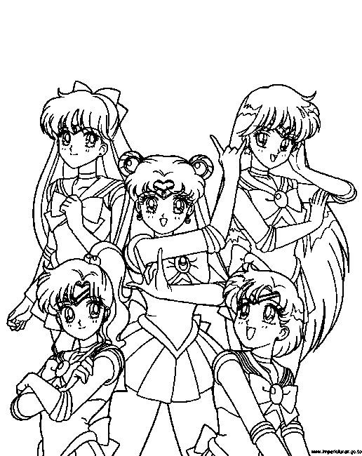 Sailor Moon Coloring Pages Printable
 Sailor moon coloring pages Sailor Moon