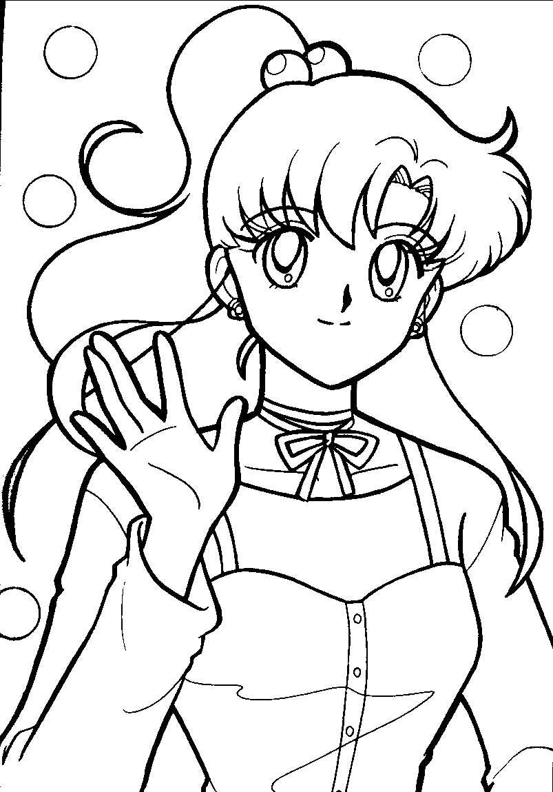 Sailor Moon Coloring Pages Printable
 Free Printable Sailor Moon Coloring Pages For Kids