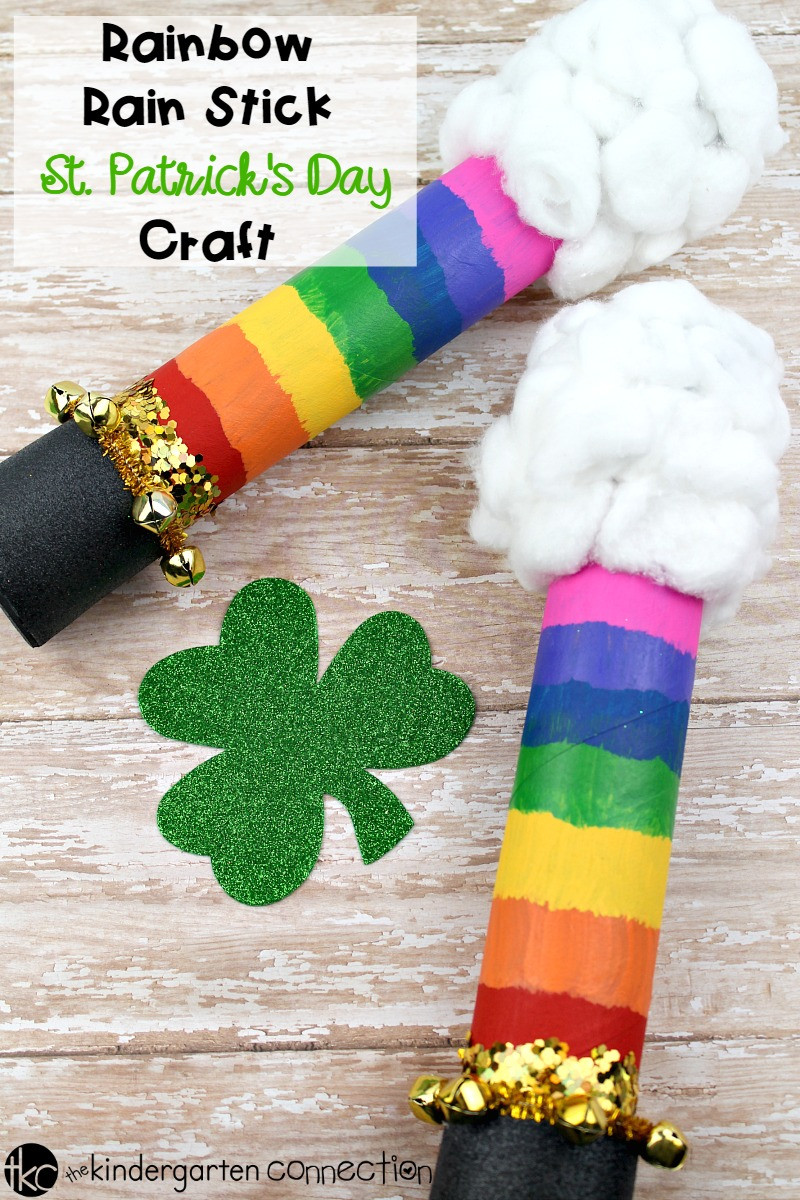 Saint Patrick Day Arts And Crafts
 Rainbow Rain Stick St Patrick s Day Craft