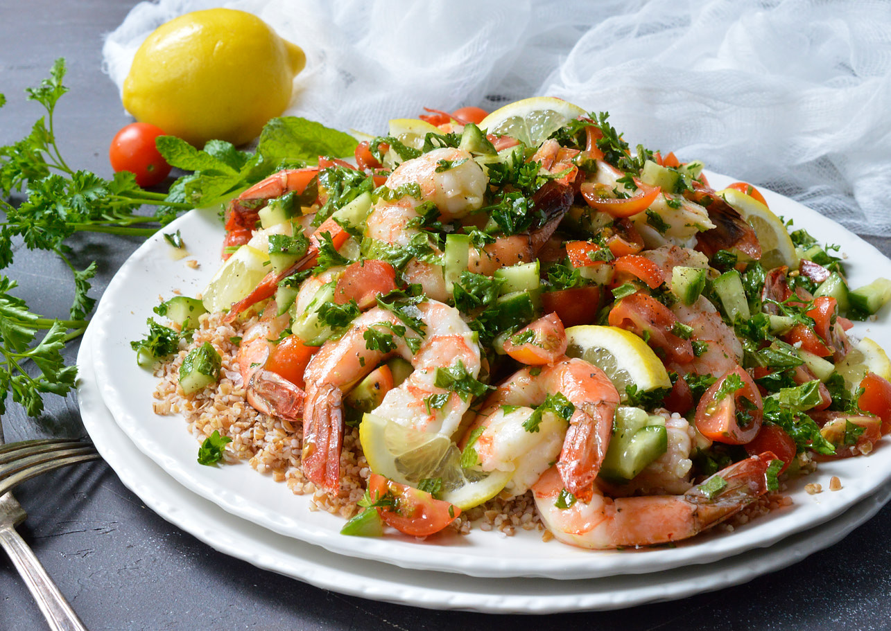 Salad Shrimp Recipe
 Tabouli Shrimp Salad Recipe WonkyWonderful