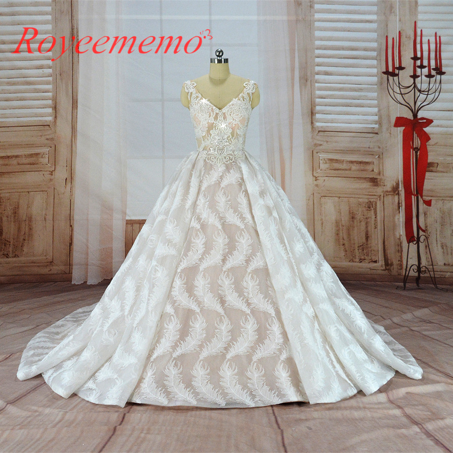 Sale Wedding Dresses
 2019 hot sale special lace Wedding Dress transparent top