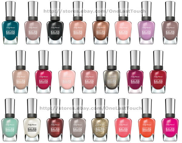 Sally Hansen Nail Colors
 SALLY HANSEN Nail Polish plete SALON MANICURE New Rare