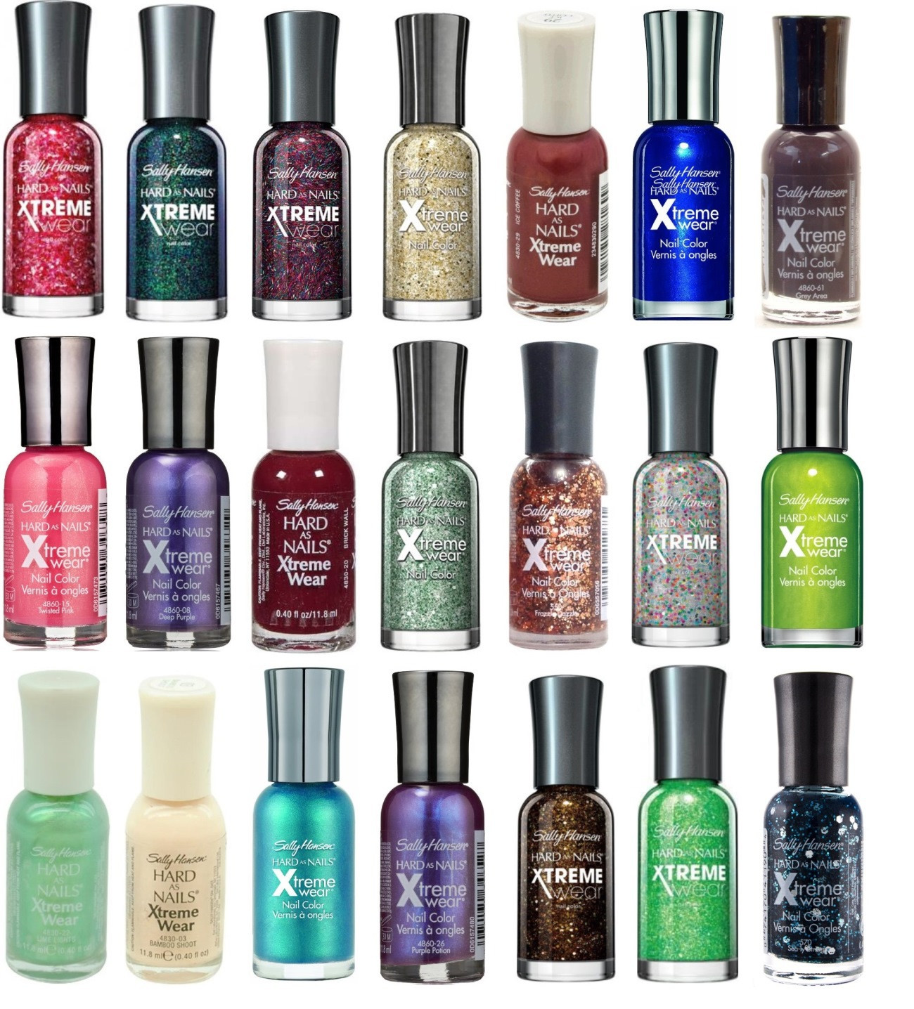 Sally Hansen Nail Colors
 Sally Hansen Hard As Nails Xtreme Wear Nail Polish reviews