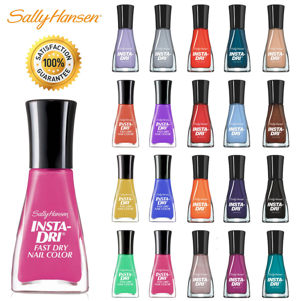 Sally Hansen Nail Colors
 Lot of 10 Insta dri Sally Hansen Finger Nail Polish No
