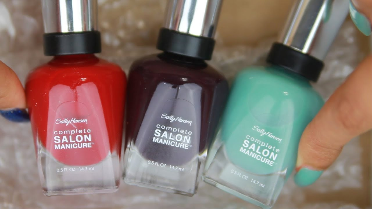 Sally Hansen Nail Colors
 Sally Hansen plete Salon Manicure Nail Polish Review