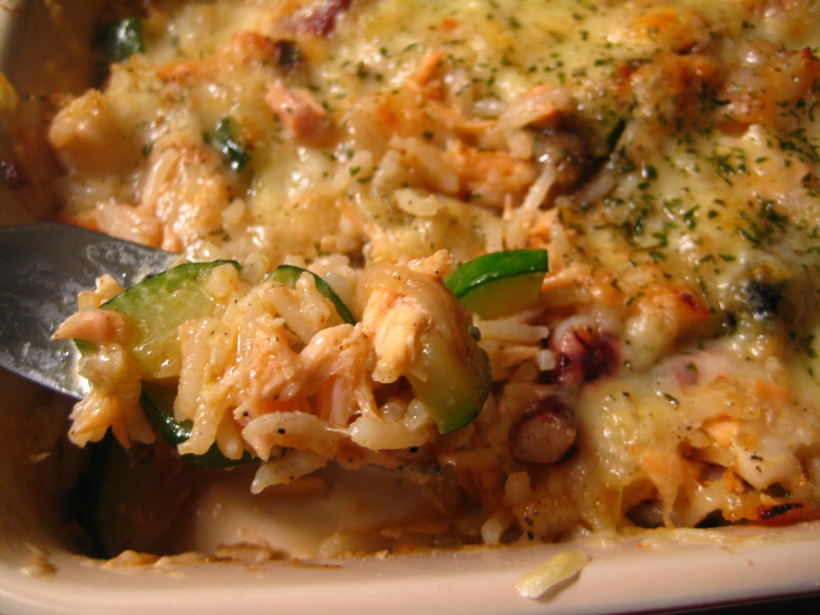 Salmon Casserole With Rice
 Cook&Bake Seafood and Salmon Casserole