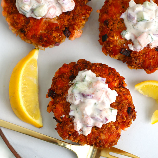Salmon Patties With Oatmeal
 Spicy Oat Crusted Chicken with Sunshine Salsa Recipe