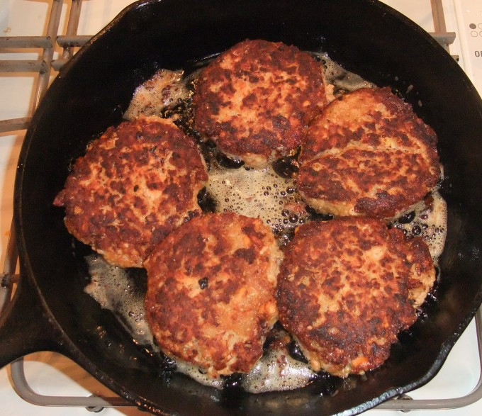 Salmon Patties With Saltines
 Salmon Patties or Croquettes