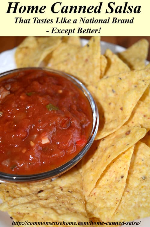 Salsa Recipe For Canning
 Home Canned Salsa
