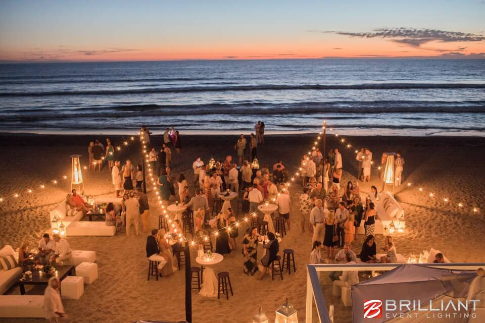 San Diego Beach Weddings
 Beach Wedding Lighting in San Diego