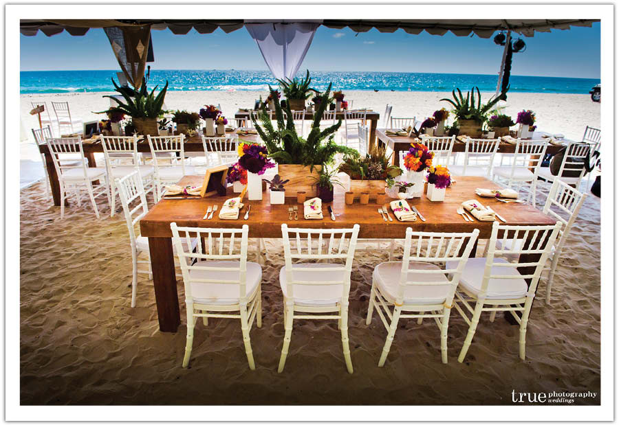 San Diego Beach Weddings
 San Diego beach wedding on the sand by Alchemy Fine Events