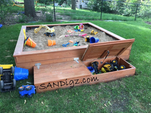 Sandbox Plans DIY
 Sandbox pictures of builds and happy kiddos