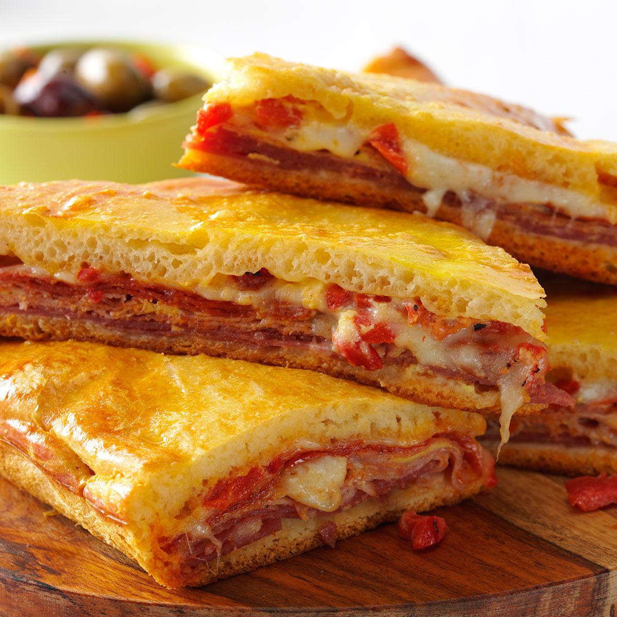Sandwich Recipes For Dinner
 Hot Antipasto Sandwiches Recipe
