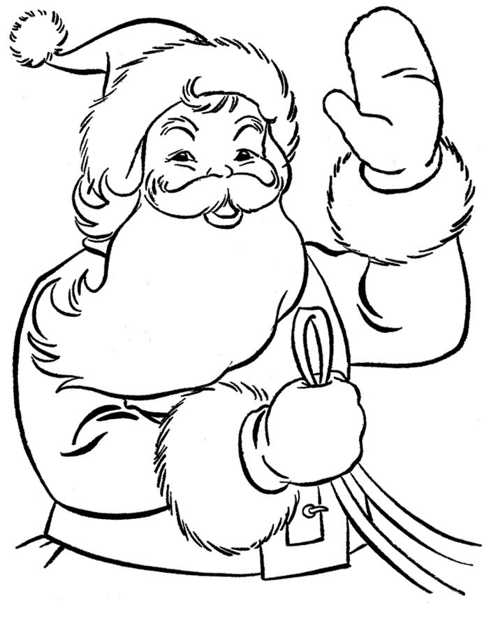Santa Claus Coloring Pages Free Printables
 Free Printable Santa Claus Coloring Pages For Kids