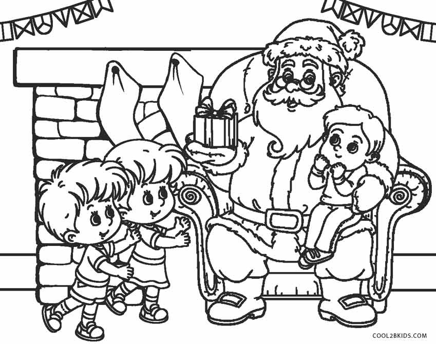 Santa Claus Coloring Pages Free Printables
 Free Printable Santa Coloring Pages For Kids