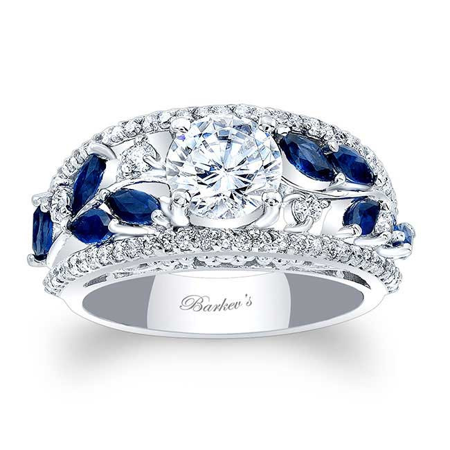 Sapphire Wedding Ring
 Barkev s Blue Sapphire Engagement Ring 7984LBS