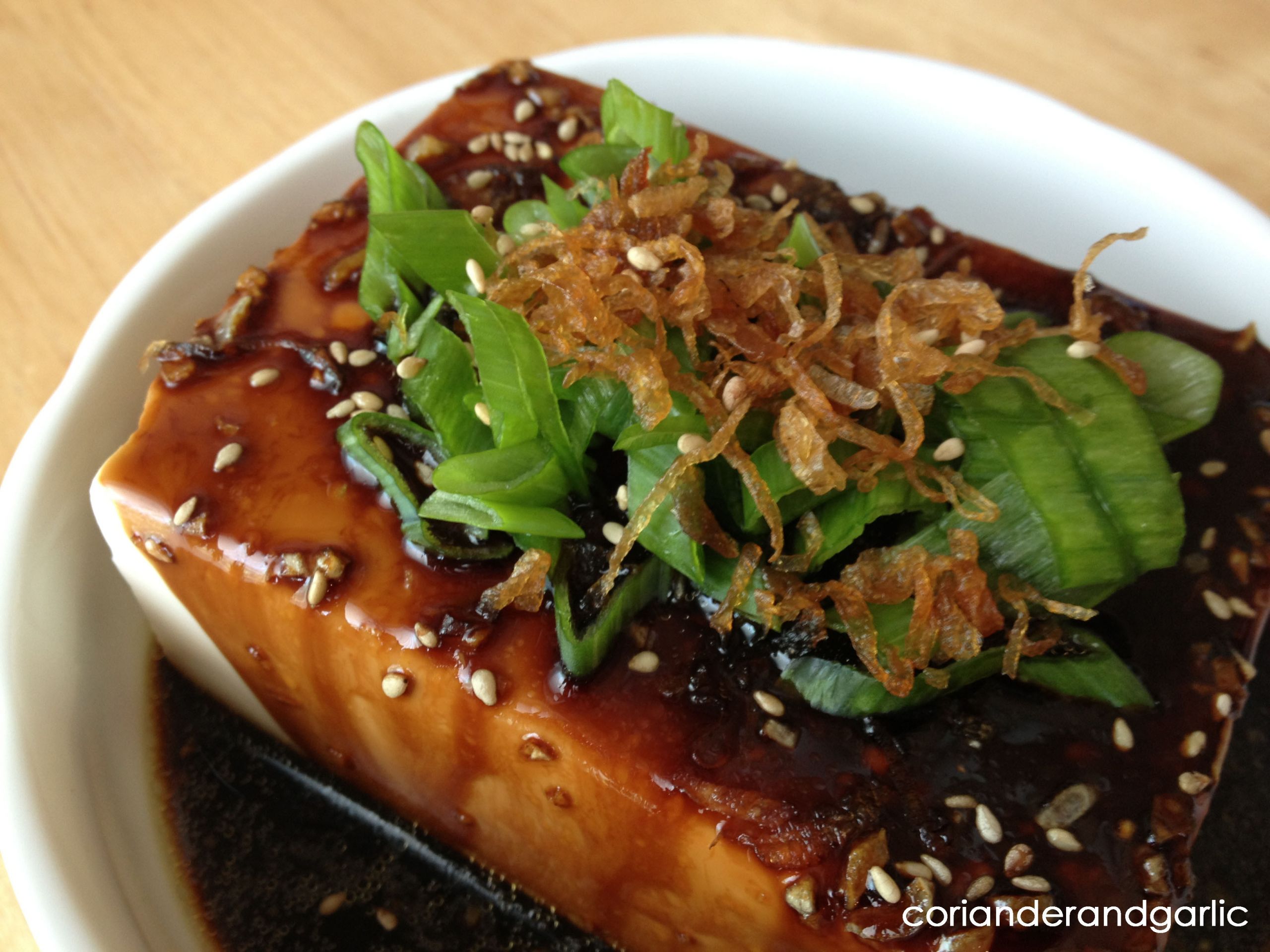 Sauces For Tofu
 Blink and you’ll miss it – Steamed Tofu in Oyster Soy