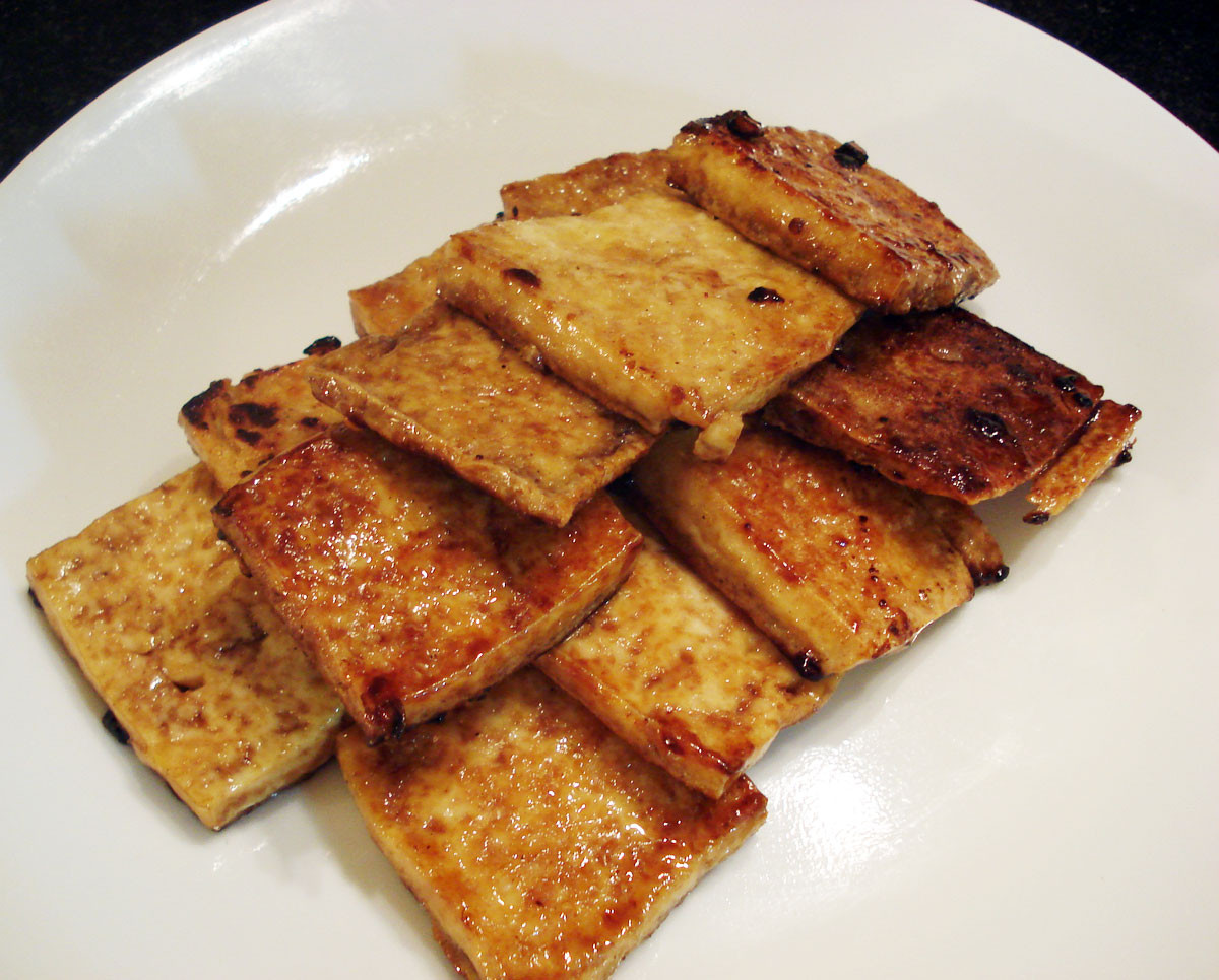 Sauces For Tofu
 Pan fried tofu in soy sauce Dubu ganjangjorim recipe