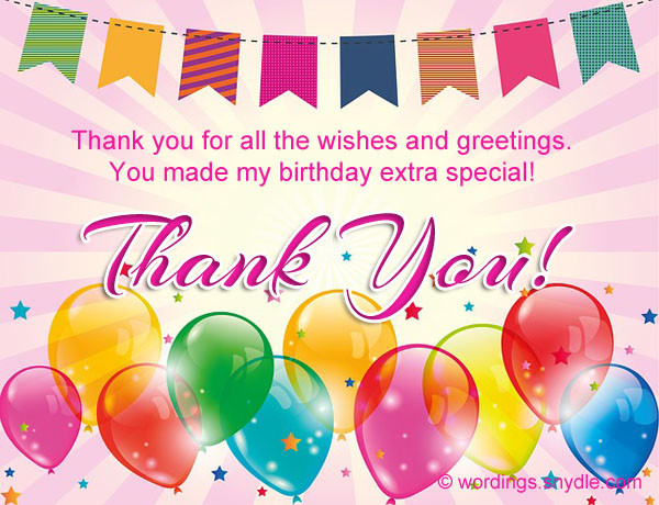 Saying Thank You For Birthday Wishes
 How To Say Thank You For Birthday Wishes – Wordings and