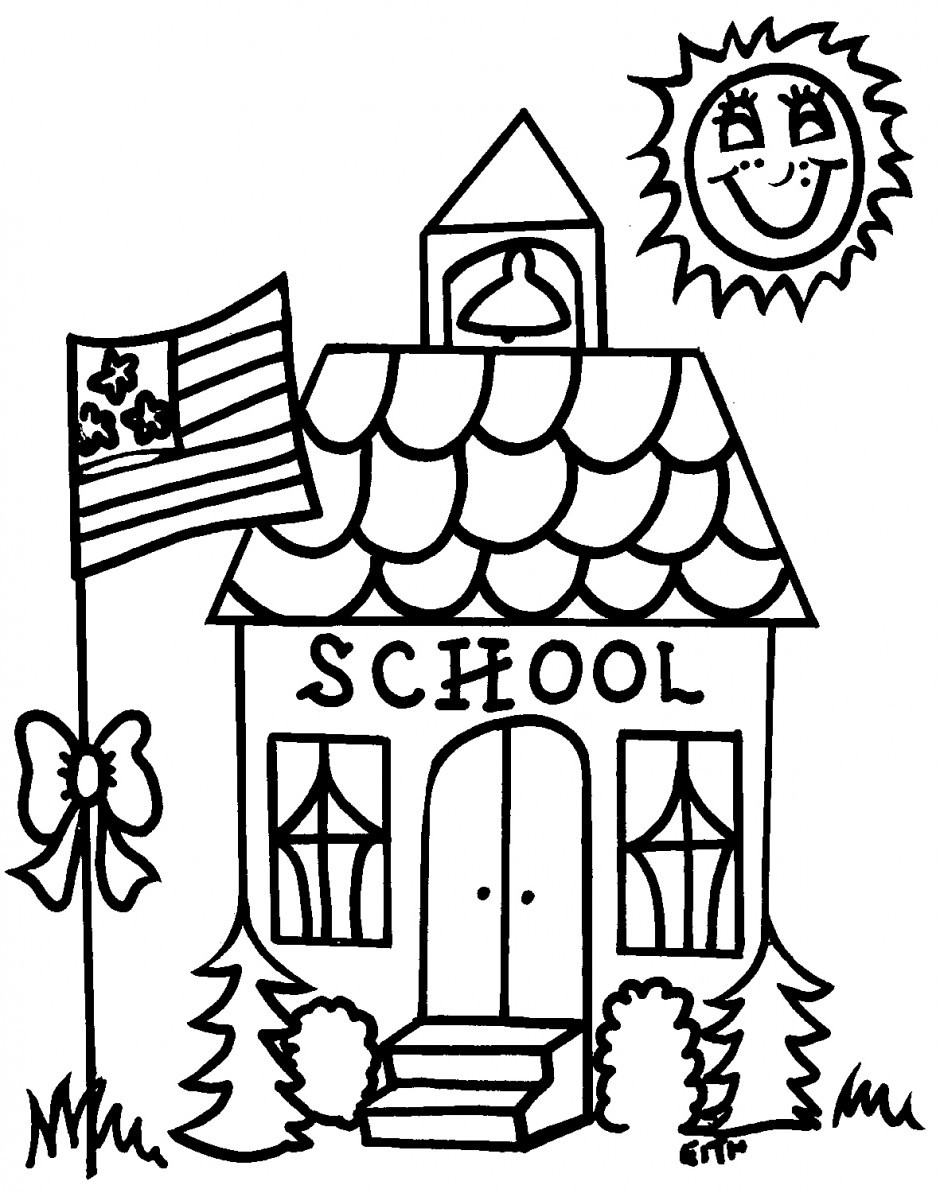 School Coloring Pages Printable
 School Supplies Coloring Pages