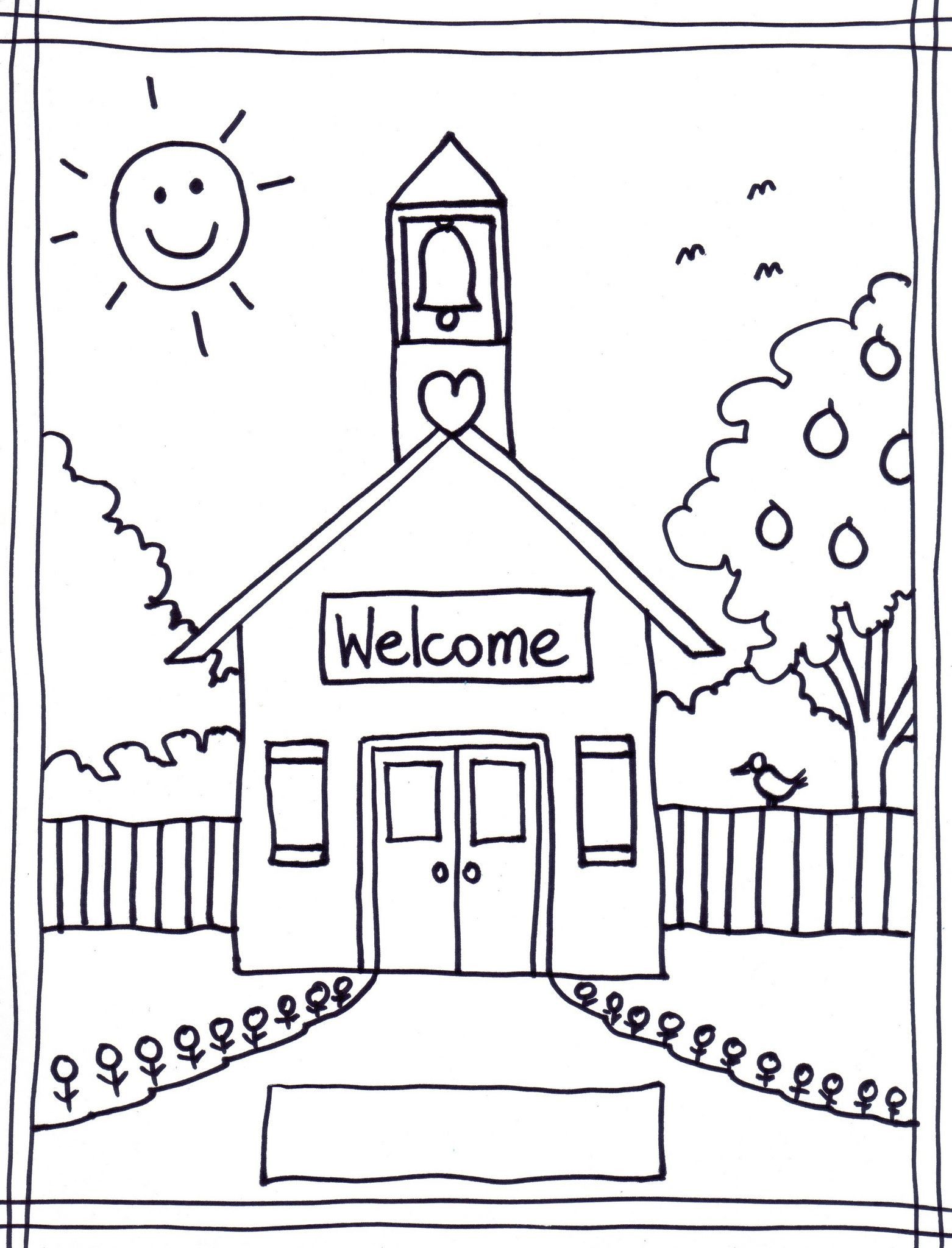 School Coloring Pages Printable
 33 best back to school coloring pages free printables for