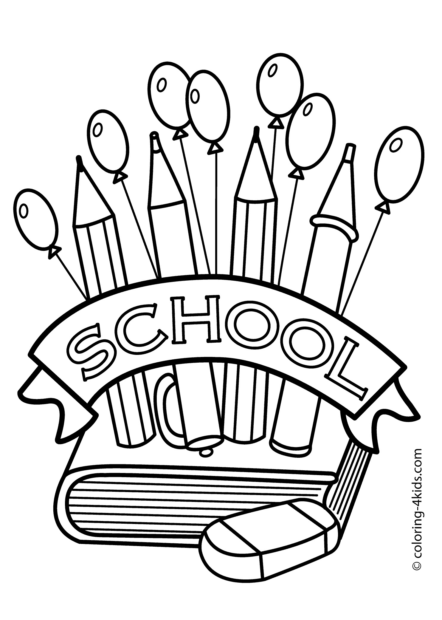 School Coloring Pages Printable
 Back to the School coloring page classes coloring page