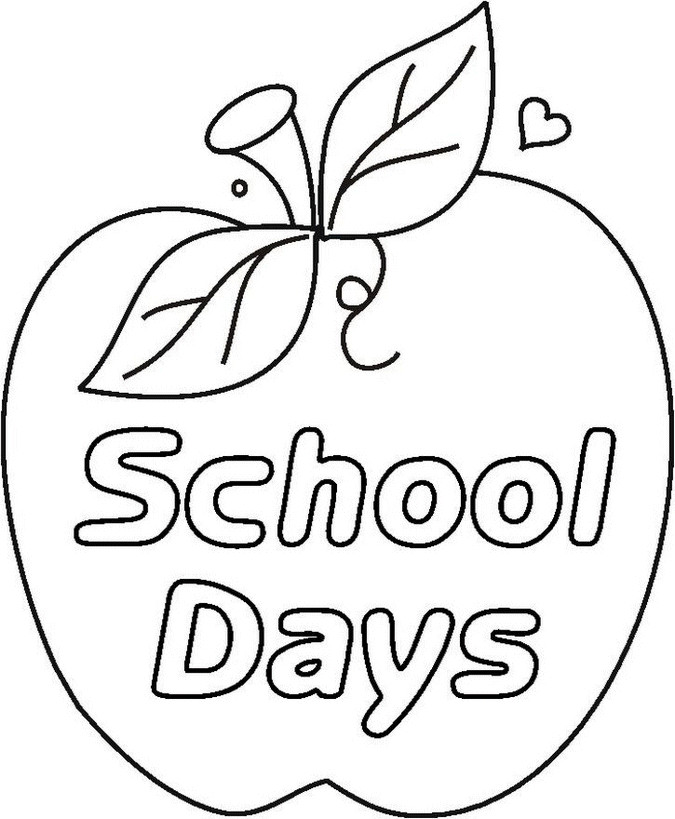 School Coloring Pages Printable
 School Coloring Pages Coloringpages1001