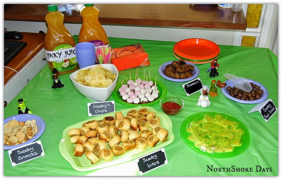 Scooby Doo Party Food Ideas
 NorthShore Days Scooby Doo 4th Birthday Party