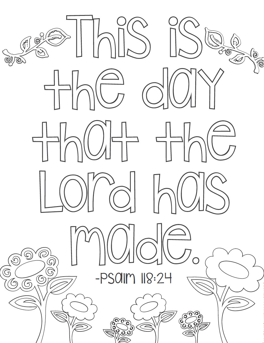 Scripture Coloring Pages For Kids
 Free Bible Verse Coloring Pages