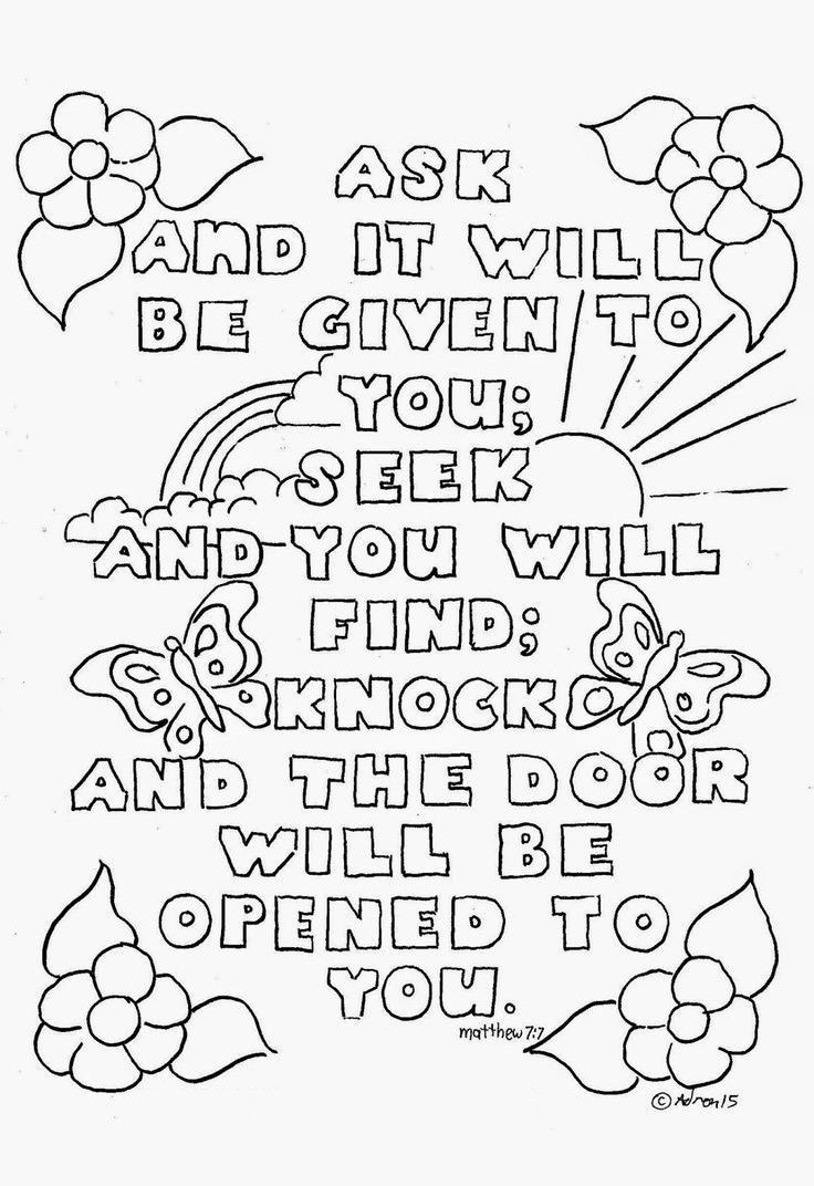 Scripture Coloring Pages For Kids
 Top 10 Free Printable Bible Verse Coloring Pages line