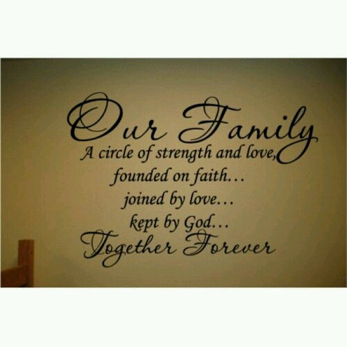 Scripture Quotes About Family
 Family First