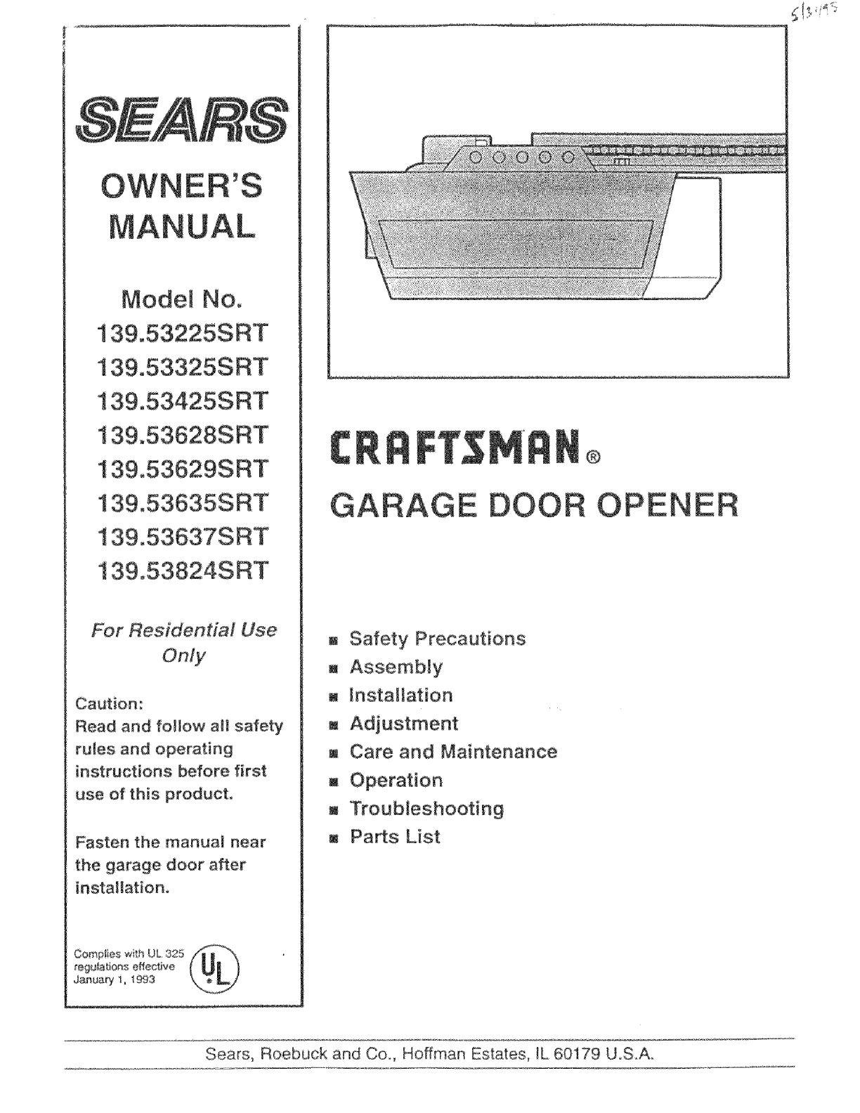 Sear Garage Door Opener Troubleshooting
 Sears Craftsman Garage Door Opener Troubleshooting Guide
