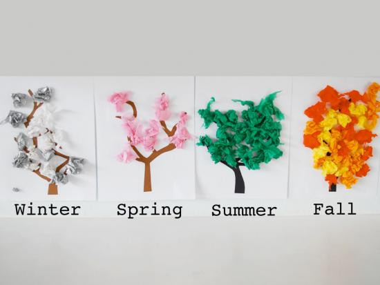 Season Crafts For Preschoolers
 DIY Four Seasons Trees Family Time Magazine