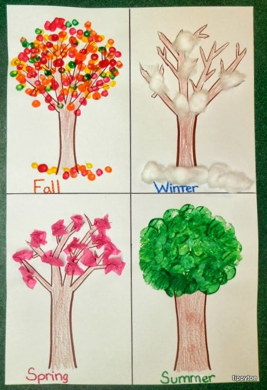Season Crafts For Preschoolers
 trace the four seasons Google Search