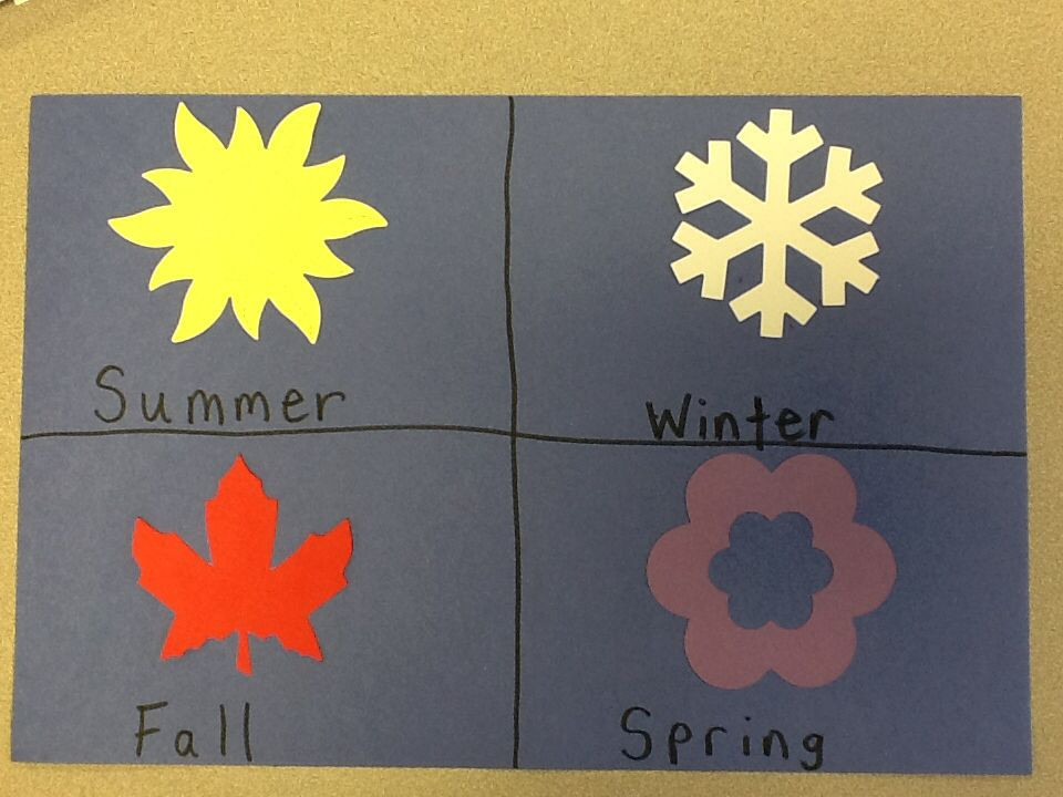 Season Crafts For Preschoolers
 Best 25 Preschool seasons ideas on Pinterest