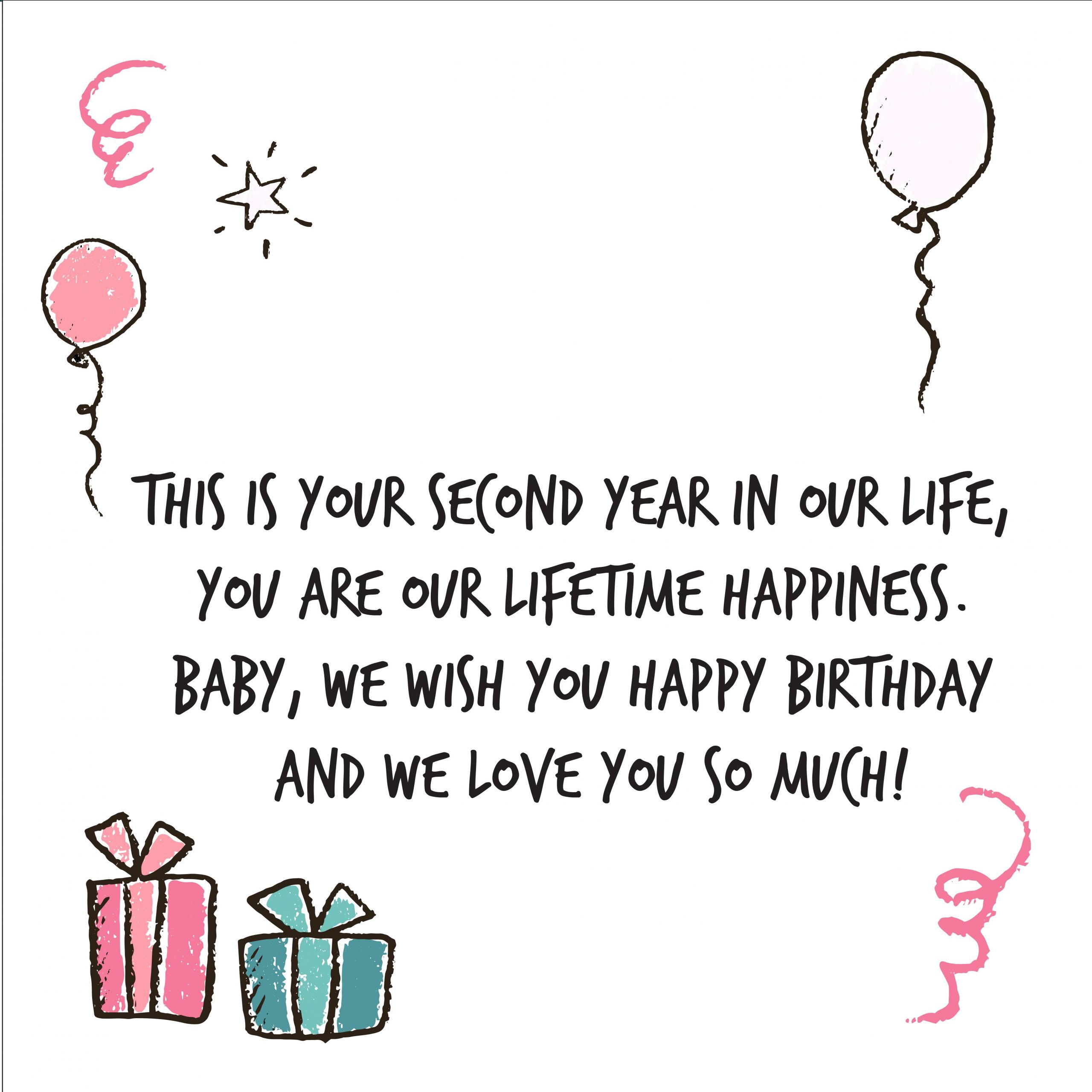 Second Birthday Quotes
 Happy 2nd Birthday Wishes – Top Happy Birthday Wishes