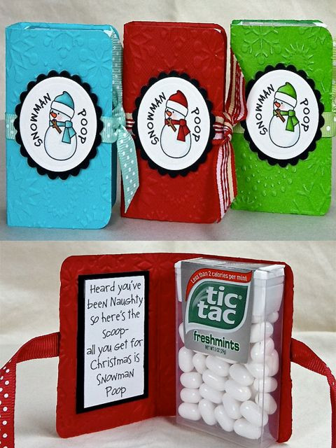 Secret Santa Gift Ideas For Boys
 Snowman Poop Christmas Gift Idea or idea for Mia Maid