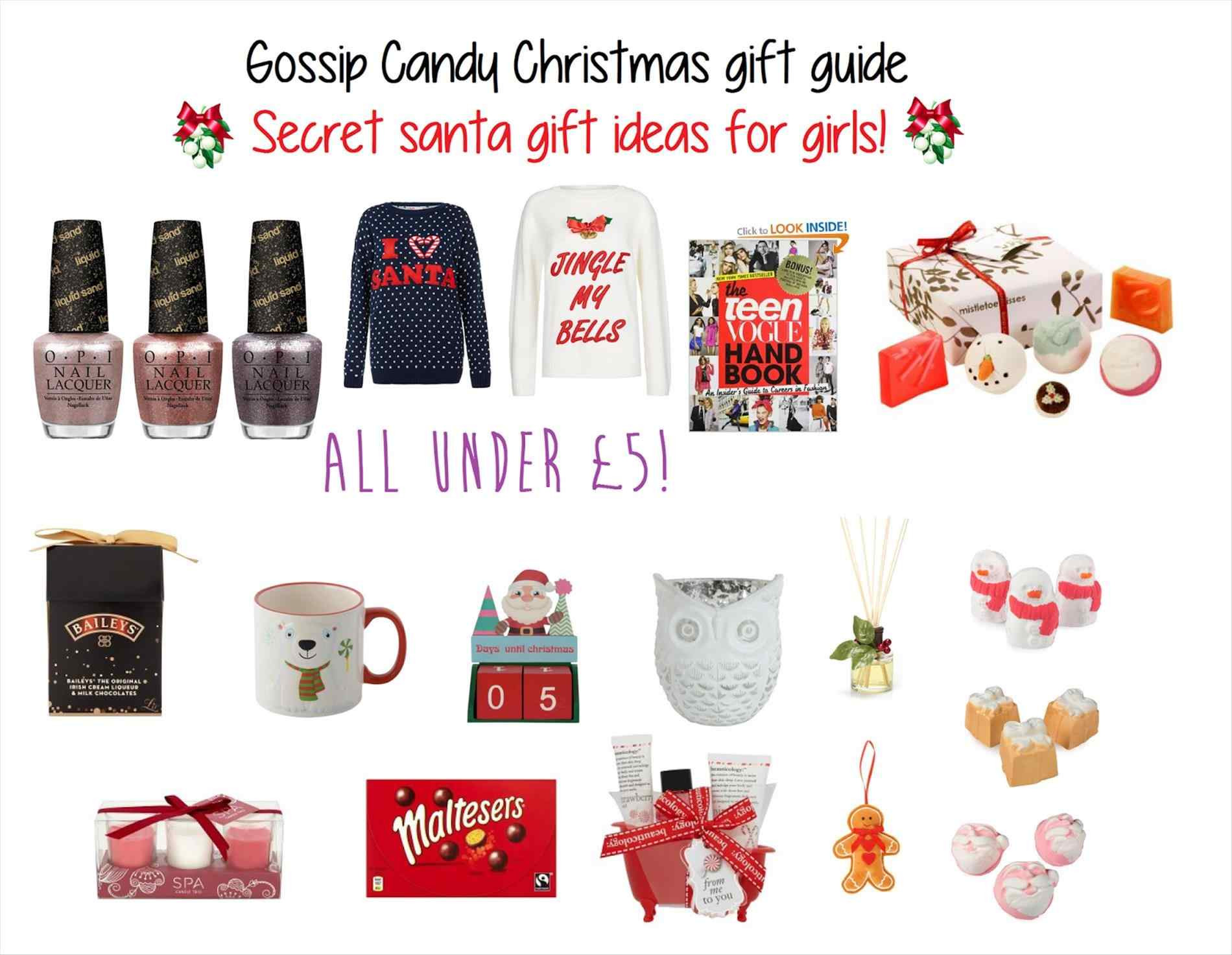 Secret Santa Gift Ideas For Girls
 Secret Santa Gifts For Her