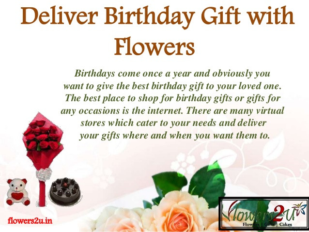 Send Birthday Gifts
 Send birthday ts in Mumbai