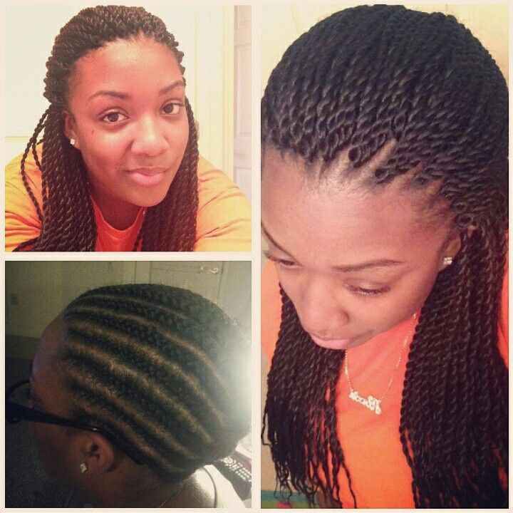 Senegalese Twists Crochet Hairstyles
 Crocheted Senegalese twists I did not pre twist the